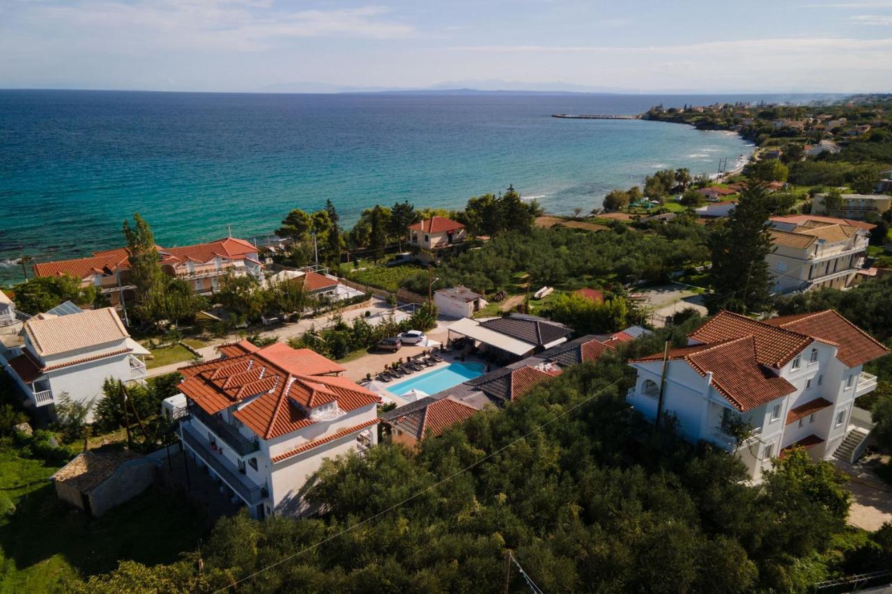 Villa Corali Apartments Sea Breath&Pool Amoudi Esterno foto