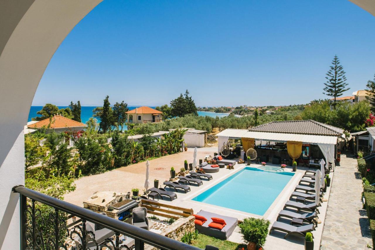 Villa Corali Apartments Sea Breath&Pool Amoudi Esterno foto