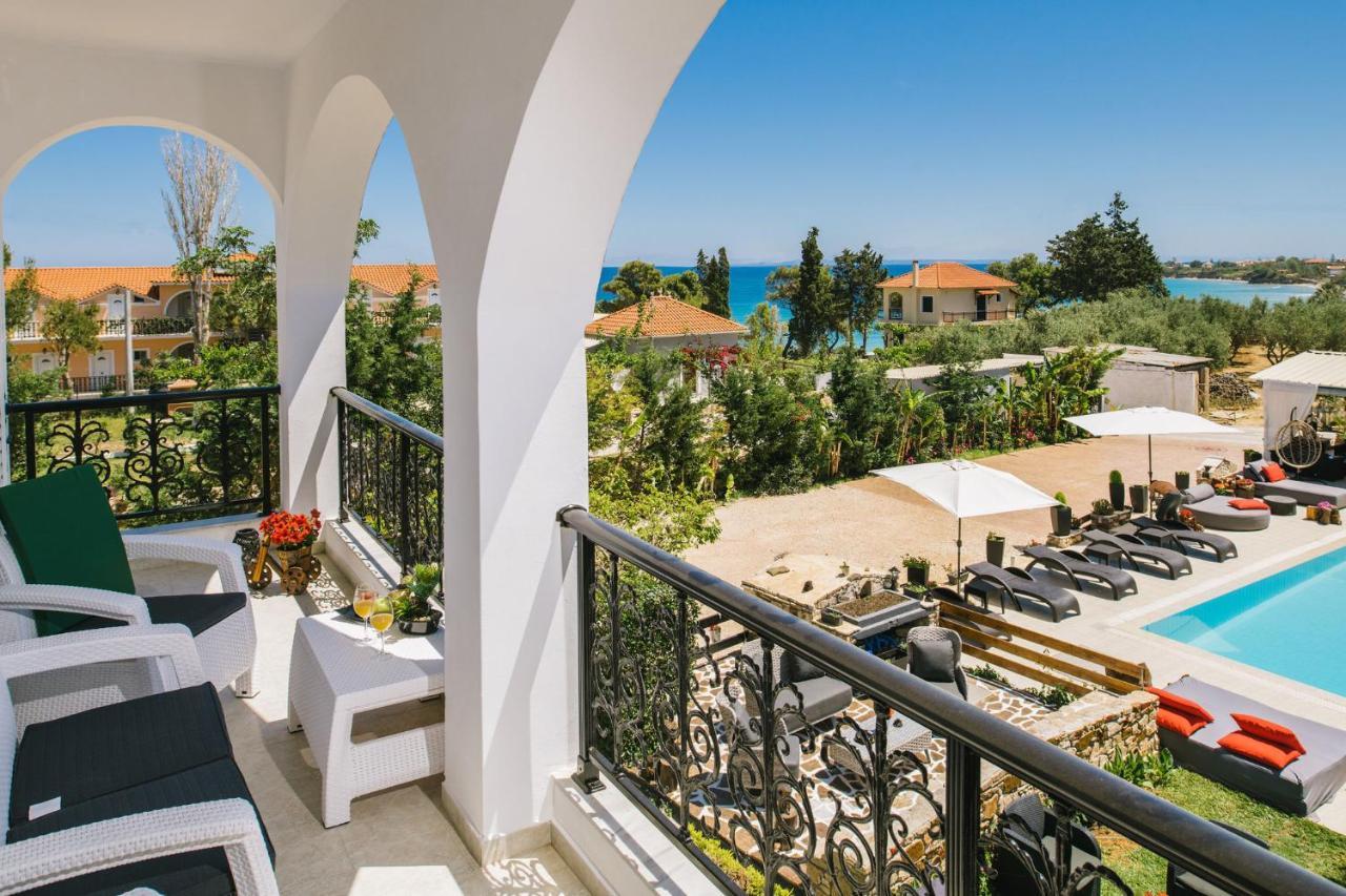 Villa Corali Apartments Sea Breath&Pool Amoudi Esterno foto