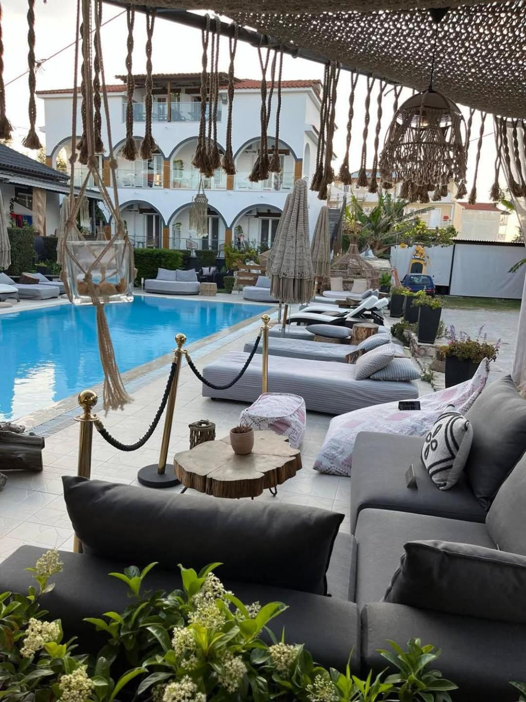 Villa Corali Apartments Sea Breath&Pool Amoudi Esterno foto